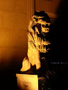 Golden Lion Statue - East