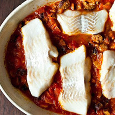 Roasted Cod with Linguica