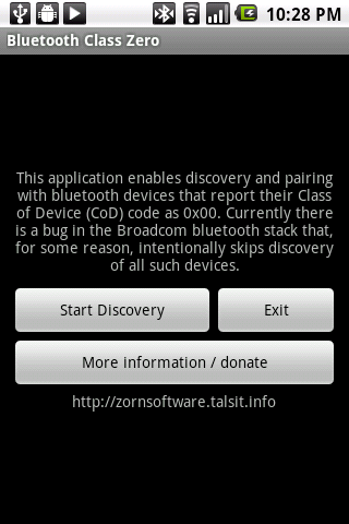 Bluetooth Class Zero