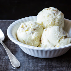 Oatmeal Ice Cream with Toasted Walnuts