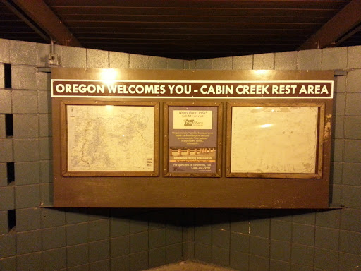Cabin Creek Rest Area Plaque