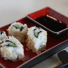 Inside-Out Avocado Rolls With Chives and Cashews