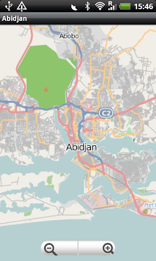 Abidjan Street Map