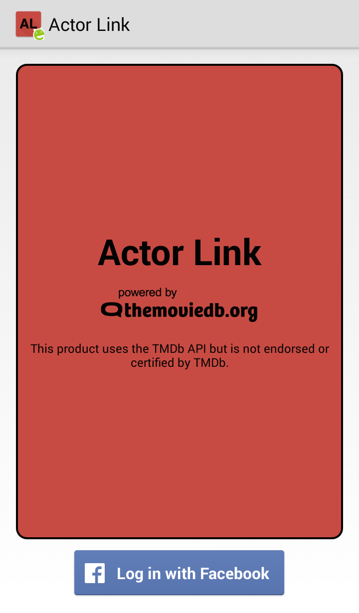 Android application Actor Link screenshort