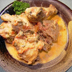 Kirk Douglas' Chicken in Dill Sauce