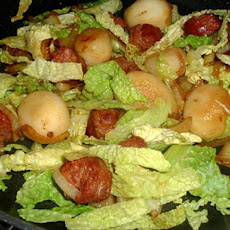 Smoked Sausage and Cabbage