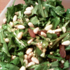 Arugula, Pine Nuts and Parmesan Salad