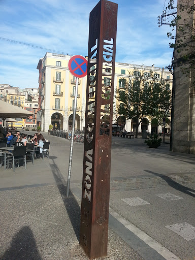 Senyal De Zona Comercial De Girona
