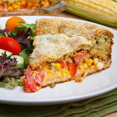 Corn and Tomato Pie