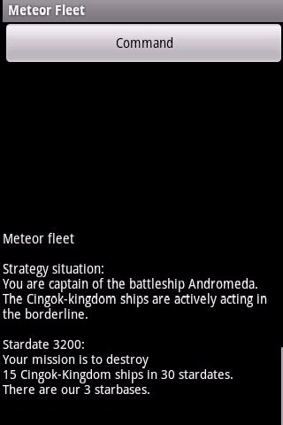 Meteor Fleet - 1st battle