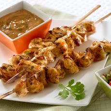 Chicken Satay With Spicy Peanut Sauce