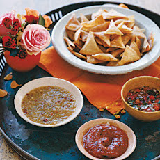 Salsa Trio and Homemade Tortilla Chips