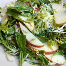 Winter Greens and Apple Salad with Hard-Boiled Eggs
