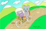 Azzah and Shelly Biking trip
