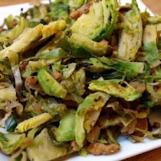 Brussels Sprout Hash with Caramelized Shallots