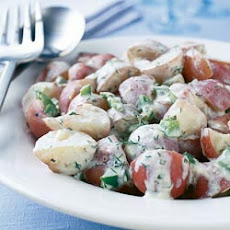 New Potatoes in Dill Cream Sauce