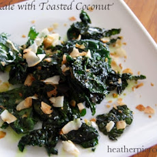 5 Minute Crispy Coconut Kale
