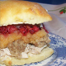 Crazy Mixed-Up Mile High Leftover Turkey Sandwich