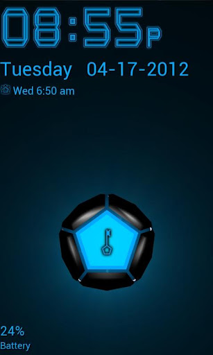 Pentagon Blue Go Locker theme