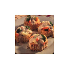 Creamy Vegetables in Pastry Shells