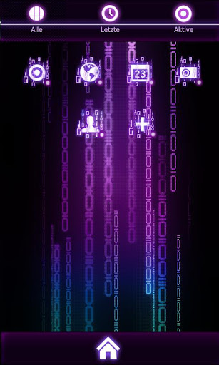 Matrix theme violet