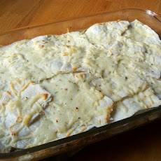 Green Enchilada Casserole