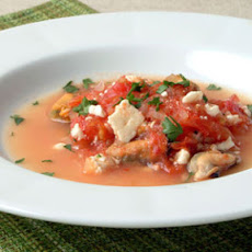 Stewed Mussels with Feta