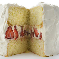 Strawberry Whipped Cream Cake Recipe