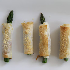 Asparagus with Serrano, Manchego, Phyllo...and oh yes Butter!