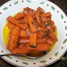 Healthy Brown Sugar Mustard Glazed Carrots