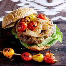 Pistachio, Lamb, and Beef Burgers