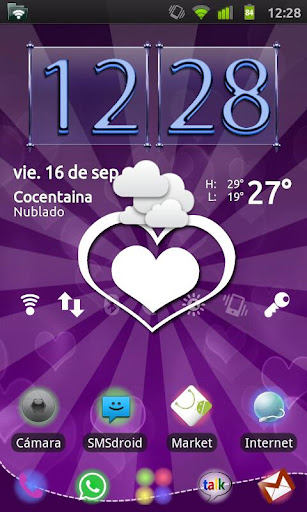 GO Launcher EX Purple Theme