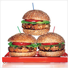 Turkey Burgers with Roasted Eggplant