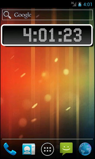 Stadium Clock Widget