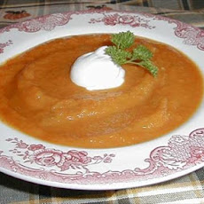Roasted Pumpkin - Cider Soup