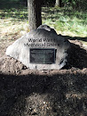 World War Memorial Grove Plaque
