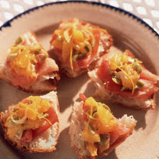 Spanish Ham with Olives and Oranges