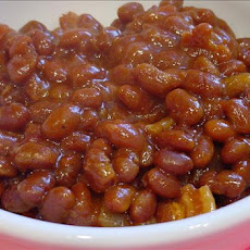 Quick Baked Beans with Bacon