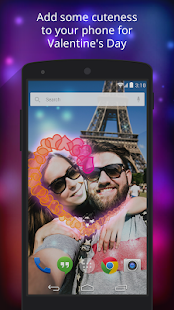 How to mod UR 3D Valentine Hearts Theme patch 9.06.4.1 apk for bluestacks