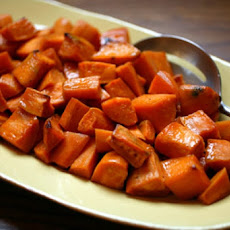 Wildflower Honey- and Whisky-Glazed Sweet Potatoes