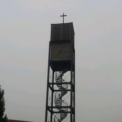Kirchturm in Hoffenheim 
