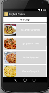 How to get Spaghetti Recipes lastet apk for android