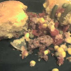 Sausage Veggie Cornbread Casserole