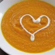 Creamy Carrot With Curry Soup