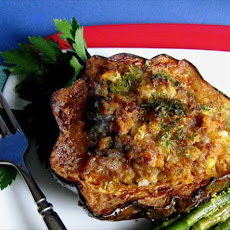 Sausage and Apple Stuffed Acorn Squash