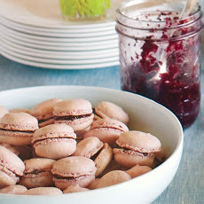 Raspberry Macarons