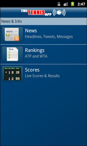 The Tennis App