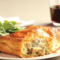 Mushroom Turnovers with Spinach Salad
