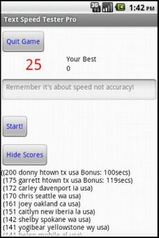 Text Speed Tester Pro