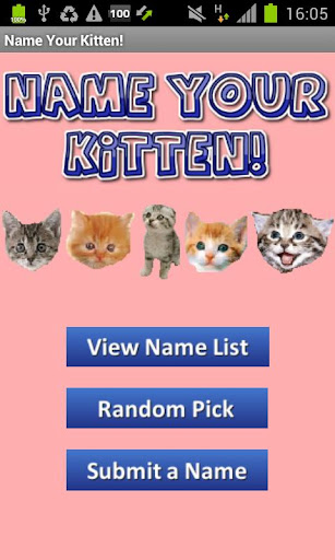 Name Your Kitten FREE